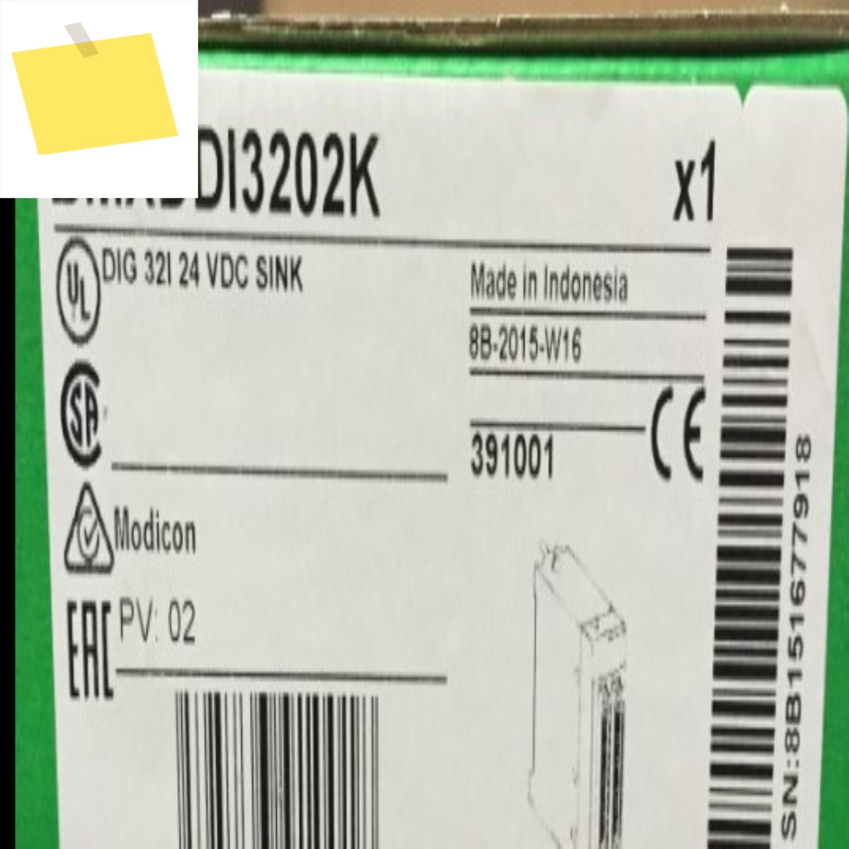 BMXDDI3202K 새제품 및 오리지널 PLC 제품 이미지