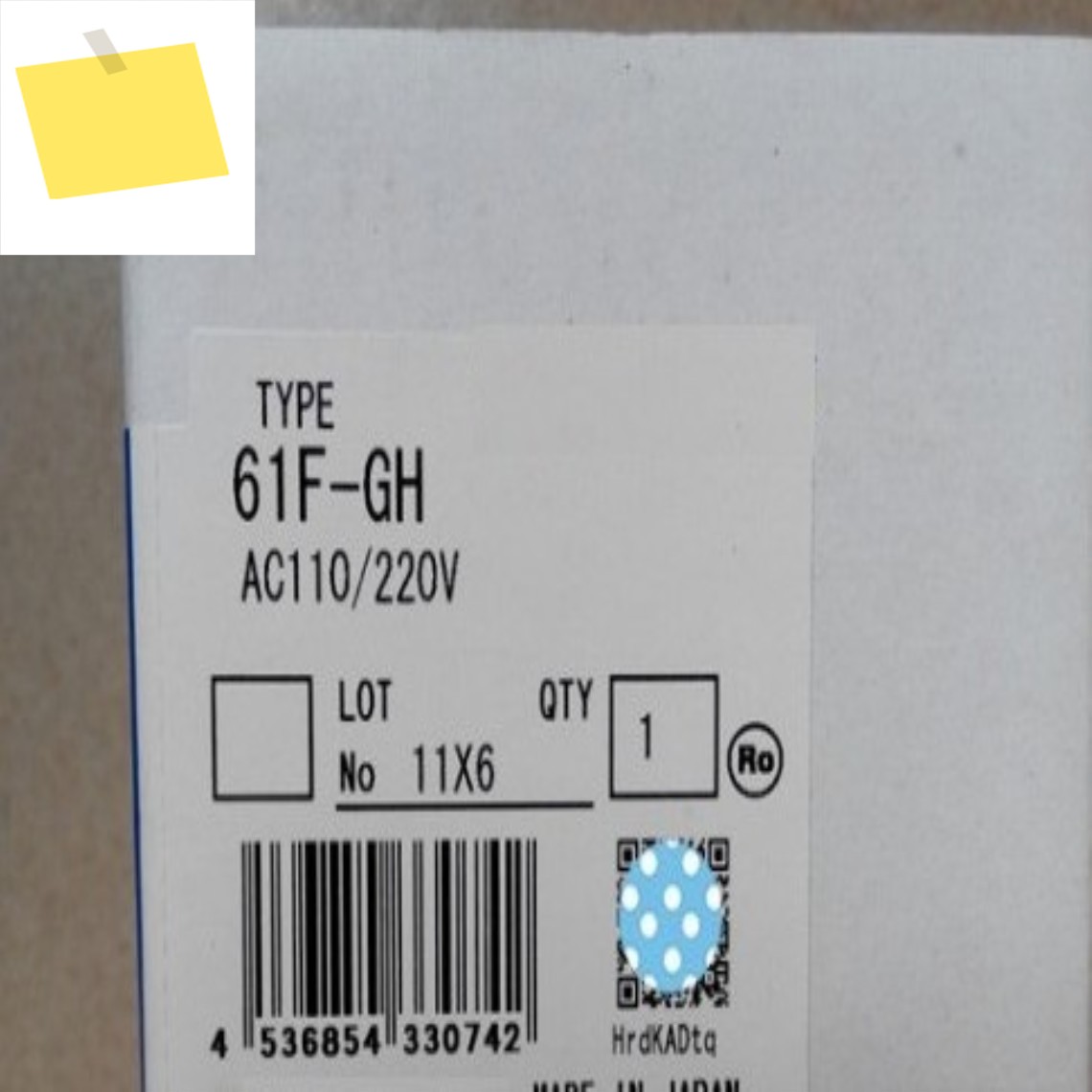 오리지널 스위치, 61F-GN, AC110, 220V, 새제품 제품 이미지