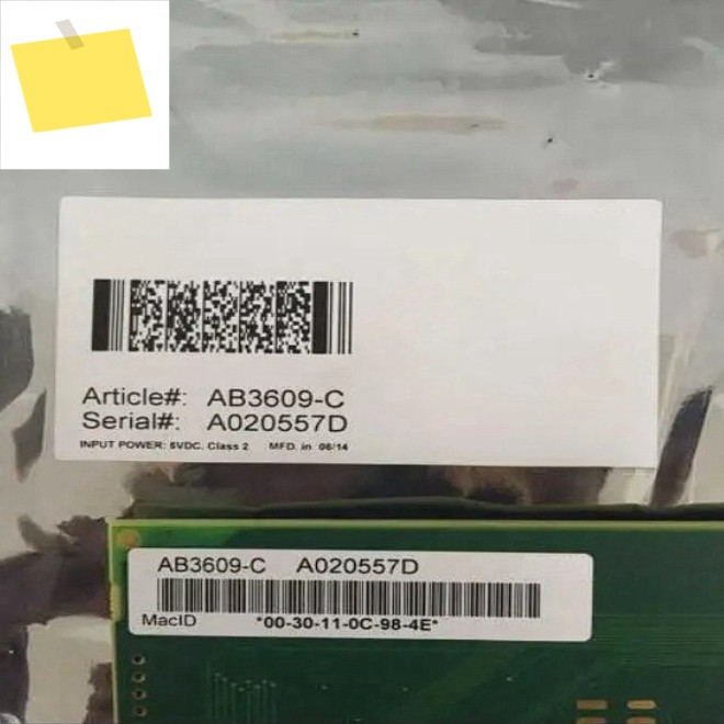 AB-PCI-PRT-S AB3609-C 새제품 및 오리지널 기본 보드, A020557D 제품 이미지