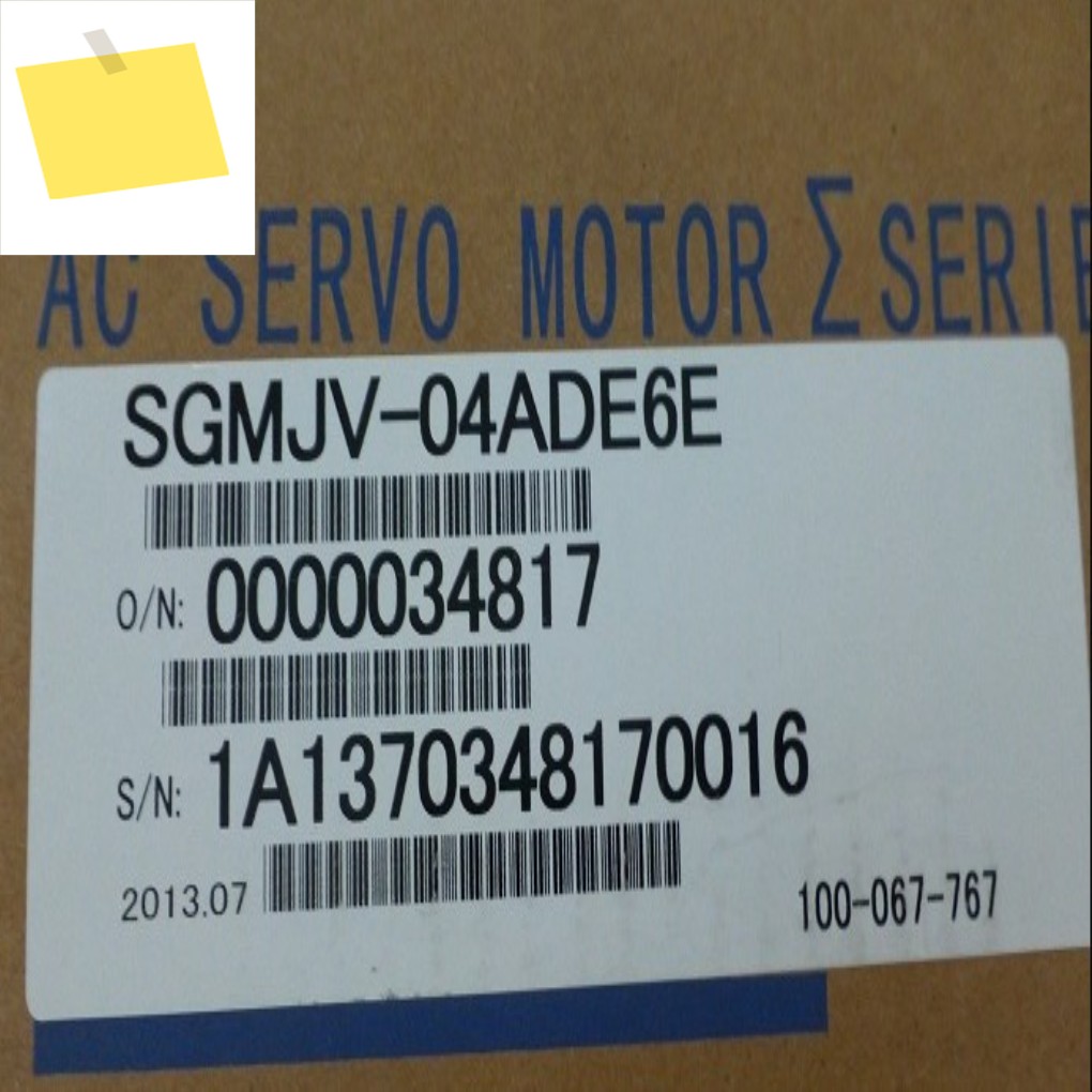 오리지널 서보 모터 SGMJV-04ADE6E, 박스 내 새제품 제품 이미지