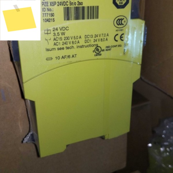 PZE X5P 777150 새제품 및 오리지널 릴레이 제품 이미지