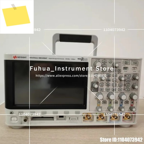 HPAgilentt Keysight InfiniiVision DSOX3034T 오실로스코프 파형 발생기 중고 상태 양호 제품 이미지