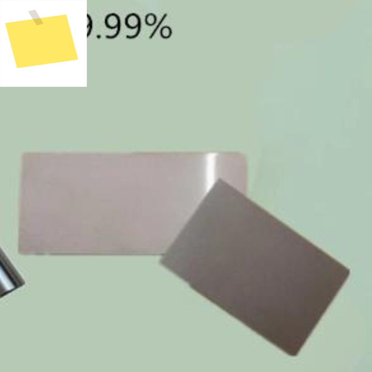 0.2mm 1mm 두께 Co 99.99% 순수 코발트 호일 시트 타겟 플레이트 패널 판넬 판네루 전해 제품 이미지