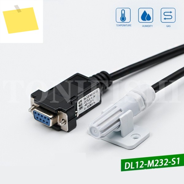 DL12-M232-S1 직렬 포트 DB9 온도 및 습도 센서, MODBUS 통신 프로브 제품 이미지
