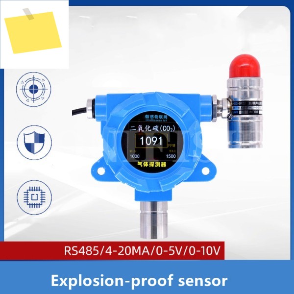 방폭형 가스 농도 트랜스미터 센서 감지기 RS485 Modbus RTU 고정밀 제품 이미지