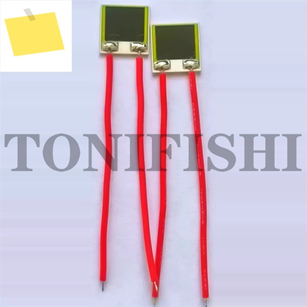 10pcs 100μm 유연한 인터디지털 전극 캐패시터 커패시터 어레이 과학 연구 실험 스마트 웨어러블 센서 칩 PET 제품 이미지