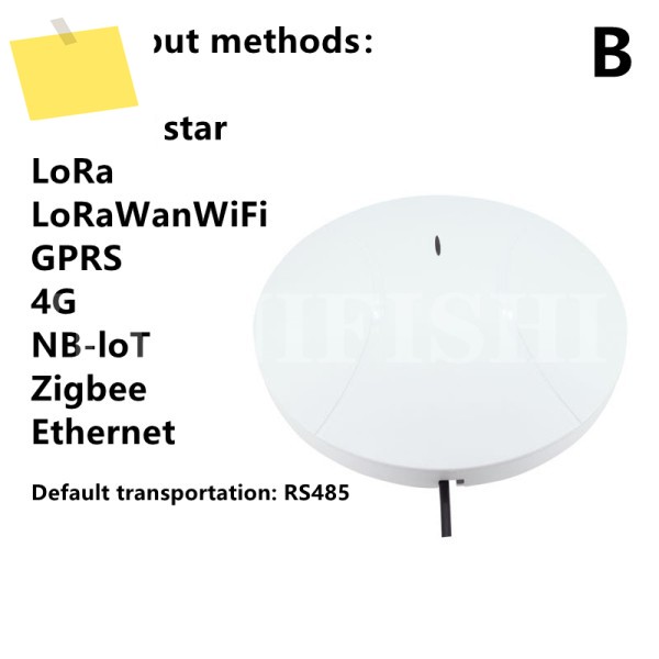 고정밀 NH3 암모니아 센서 송신기 산업용 등급 RS485WiFi아날로그LoRaLoRawan4G이더넷NB-IOT천장 제품 이미지