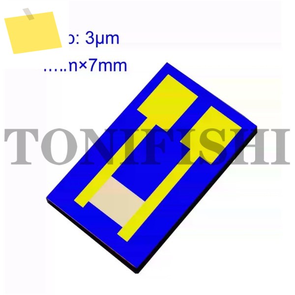 5개 3μm 실리콘 기반 인터디지털 전극 용량성 어레이 MEMS 가스 바이오센서 전기화학 광전 감지 제품 이미지