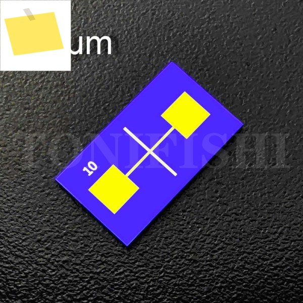 10pcs 마이크로 캐패시터 커패시터 단일 채널 인터 디지털 전극 Mems 광학 가스 바이오 센서 광전 감지 측정 장비 제품 이미지