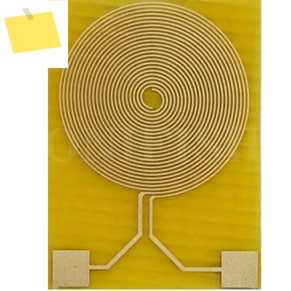 10pcs 100μm 유연한 Interdigital Gold Electrode IDE 폴리이미드 Pi 수분 감지 감광성 가스 센서 칩 제품 이미지