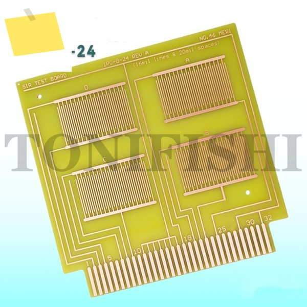 10pcs IPC-B-25A 표준 SIR 테스트 보드 베어 구리 빗 그래픽 회로 절연 픽스쳐 제품 이미지