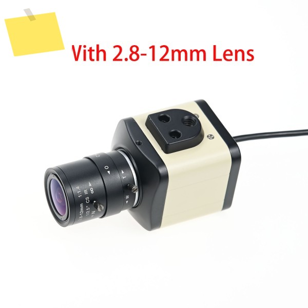 울트라 HD USB 박스 카메라, 윈도우 리눅스 안드로이드 라즈베리 파이용, 2.8-12mm, 5-50mm 수동 줌 CS 렌즈, IMX298, 4656X3496, 16MP 제품 이미지