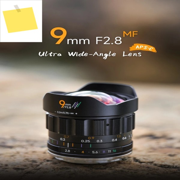 AstrHori APS-C 9mm f2.8 초광각 논피쉬아이 수동 초점 렌즈 제품 이미지