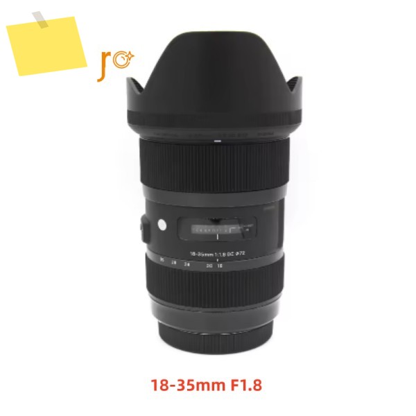 98% 새것 18-35mm 시그마 F1.8 DC HSM 아트 렌즈 APS-C 포맷 광각 줌 캐논 마운트 니콘 제품 이미지