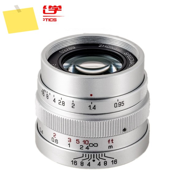 중이 25mm F0.95 렌즈 대구경 고정 초점 카메라 올림푸스, 파나소닉, BMPCC4K, M43 마운트 E-P1, GH3, DX80 호환 제품 이미지