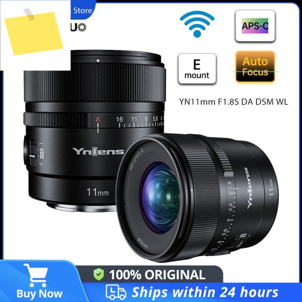 용누오 YN11mm F1.8S DA DSM WL AFMF APS-C 프레임 대구경 고정 렌즈 소니 E 마운트 미러리스 카메라용 제품 이미지