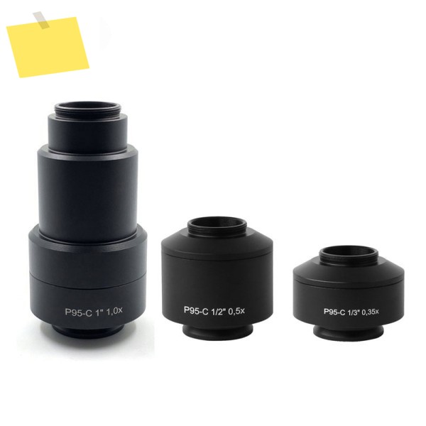 P95-C 현미경 카메라 어댑터, C 마운트 렌즈, 사진 CCD 자이스 삼안 1X 0.5X 제품 이미지