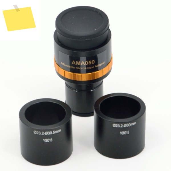 Microscopio 카메라 3030.5MM 크기 어댑터 용 23.2mm 인터페이스 C 마운트 나사가있는 Focusable 0.5X 현미경 접안 렌즈 제품 이미지