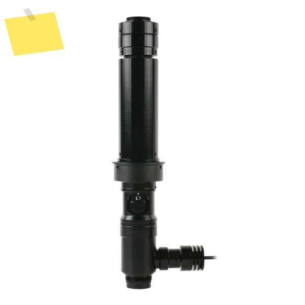 400X 스테레오 현미경 카메라 동축 조명 단안 C-마운트 줌 렌즈 50mm 링 5X 오브젝티브 제품 이미지