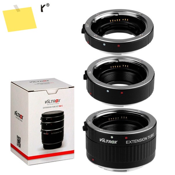 Viltrox DG-C 12mm 36mm 자동 초점 AF 매크로 확장 튜브 세트 Canon EOS 카메라 EF 마운트 렌즈 용 링 어댑터 제품 이미지