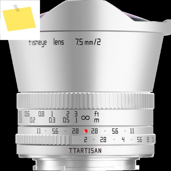 TTartisan 7.5mm F2.0 광각 어안렌즈 소니 E캐논 RF니콘 ZM43 마운트 카메라용 제품 이미지
