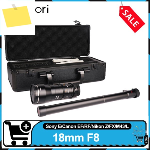 AstrHori 18mm F8 APS-C 수동 초점 프로브 렌즈 2X 매크로 20cm 방수 전면 고정 소니 A7 후지 X-A10 니콘 Z9용 제품 이미지