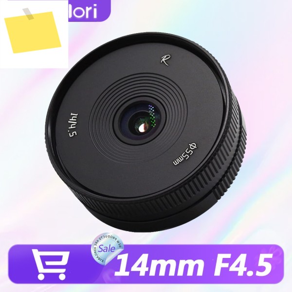 AstrHori APS-C 14mm F4.5 E Z EF-M M43 마운트가 있는 인문학 사진용 수동 초점 광각 프라임 미러리스 카메라 렌즈 제품 이미지