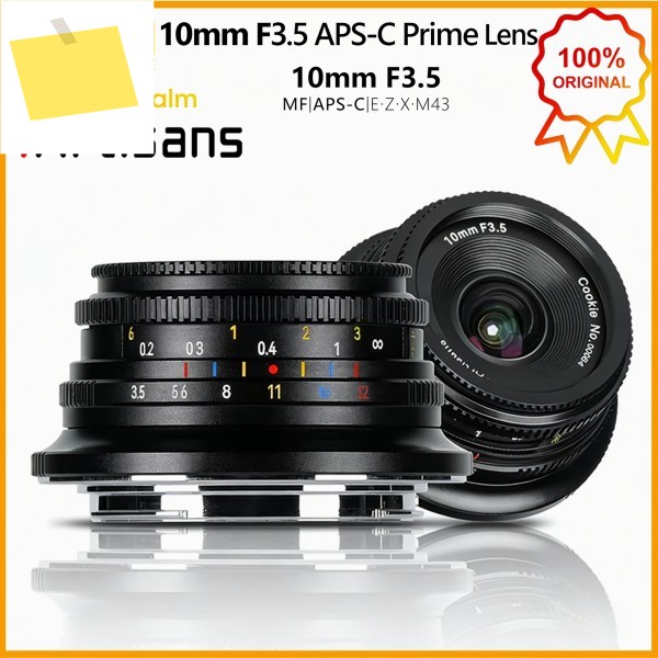 7artisans 10mm F3.5 APS-C ° 후지필름 XF 소니 E 니콘 Z 마이크로 M43 마운트 카메라용 초광각 고정 초점 렌즈 제품 이미지