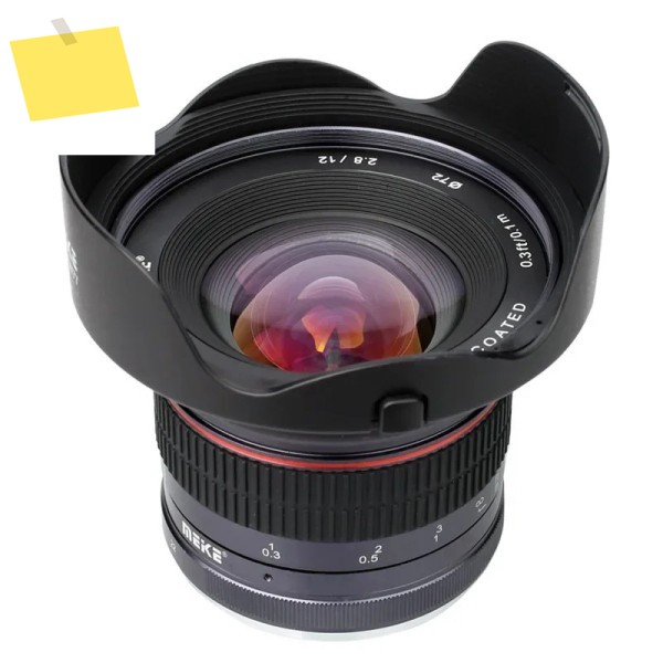 미케 12mm F2.8 APS-C 초광각 고정렌즈 탈부착 후드 포함 후지소니 E캐논 EFM43 마운트 미러리스 카메라용 제품 이미지