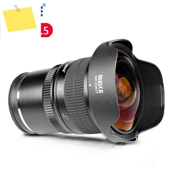 마이크 8mm F3.5 어안렌즈 초광각 수동 초점 캐논, 소니 E, 후지 XF, 니콘 M43 APS-C 미러리스 카메라용 제품 이미지