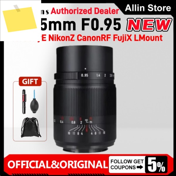 7artisans 25mm F0.95 APS-C 대구경 초광각 프라임 카메라 렌즈소니 E 후지 X∵M M43”용 인물 사진 촬영용 제품 이미지