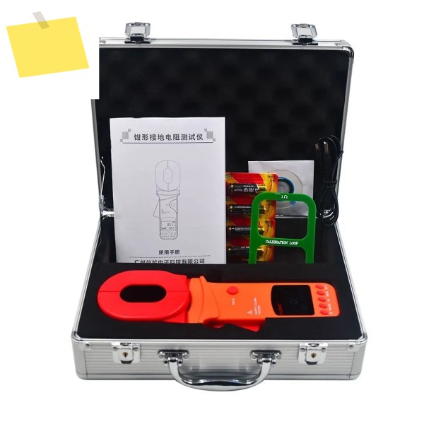 ES3020 접지 저항 클램프 미터 500Ω1200Ω1500Ω AC 전압 누설 전류 테스터 USB 기술 제품 이미지