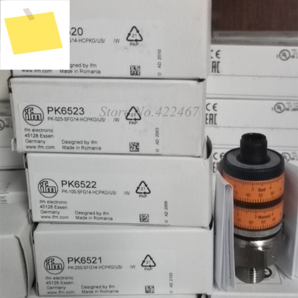 1PC 신품 IFM PK6520 직관적인 스위치 포인트 설정이있는 압력 제품 이미지