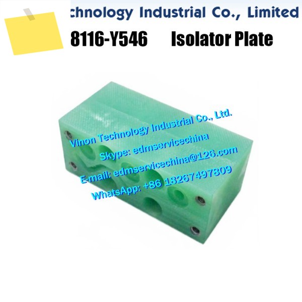 A290-8116-Y546 edm 절연체 플레이트 상단 27x70x35mm 패널 판넬 판네루 Fanuc 0iD,0iE,1iD,1iE,C400iA,C600 제품 이미지