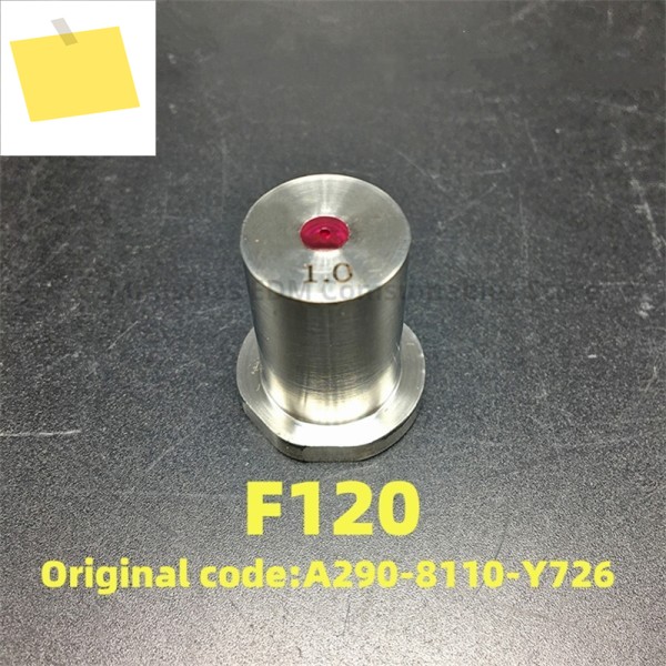 A290-8110-Y726 루비 서브 다이 가이드, Fanuc A,B,C,iA,iB 와이어 절단 기계용 EDM 부품, Φ1.0mm F120 제품 이미지