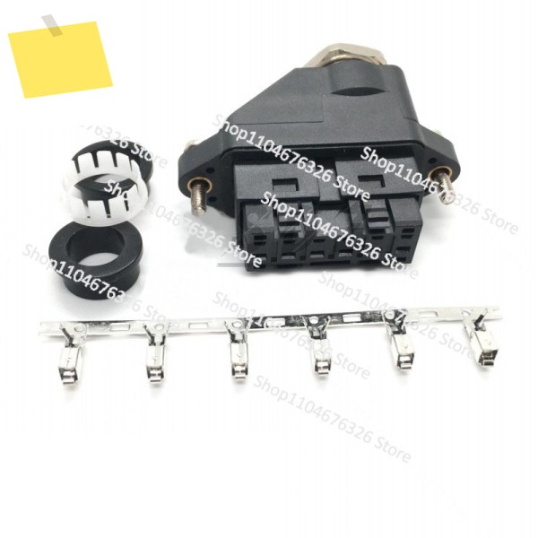 Fanuc A06B-6114-K220S 소형 전원 커넥터 6핀 직선 헤드용 제품 이미지