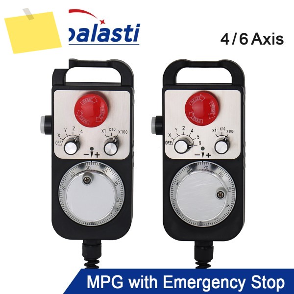 CNC 펄스 발생기 FAGOR GSK Siemens MITSUBISHI FANUC 시스템 5V 수동 용 46 축 MPG 펜던트 핸드 휠 제품 이미지