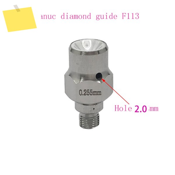 EDM Fanuc 다이아몬드 하부 와이어 가이드, F113A 홀, 2.0mm 코드 A290-8081-X715, 저속 기계용 제품 이미지