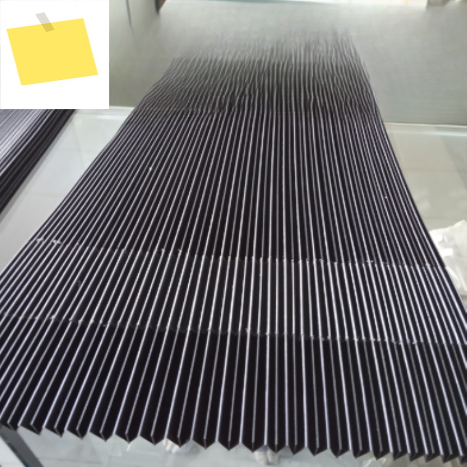 Fanuc EDM용, 보호 커버, X축, 개폐식 먼지 벨로우즈는 기계에 적용됩니다. 제품 이미지