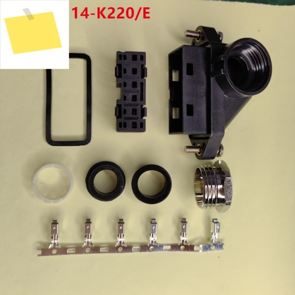 모터 전원 커넥터 팔꿈치 1Pcs A06B-6114-K220E # E Fanuc 6Pin용 제품 이미지