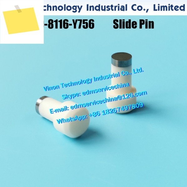 edm 슬라이드 핀 상단 6x9x17mm A290-8116-Y756, 이동식 Fanuc 0iD,0iE,1iD,1iE,C400iA,C600,C800 제품 이미지