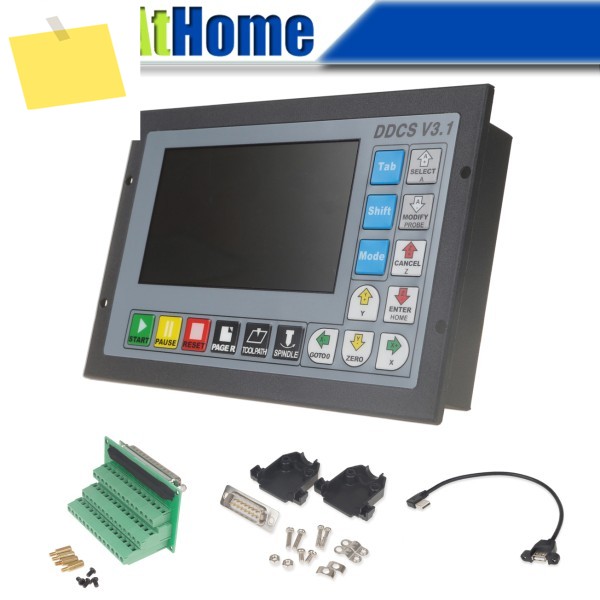 34 축 500Khz CNC 모션 컨트롤러 DDCS V3.1 오프라인 작동 지원 G 코드4GB USB 플래시 디스크 포함 영어 러시아 제품 이미지