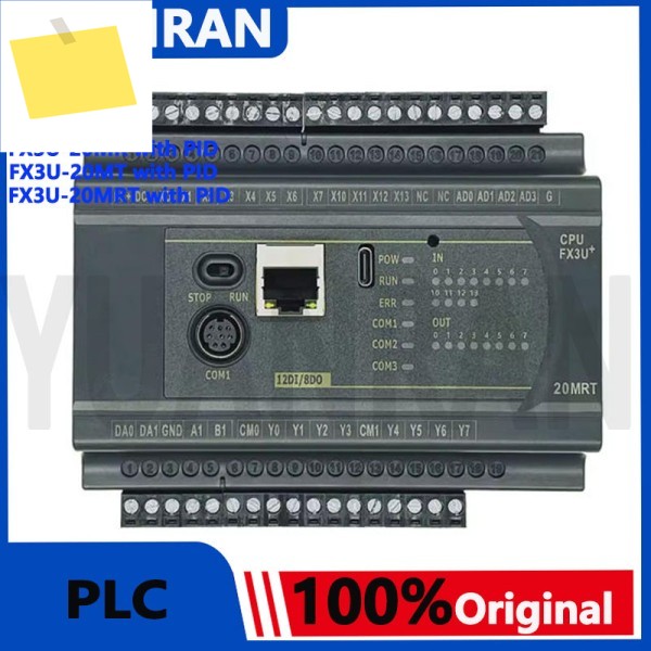 FX3U 20MR PID 선택 가능 6채널 0-10V 아날로그 입력 RS485 MODBUS 무게 센서 자가 조정 NTC 10K 이더넷 제품 이미지