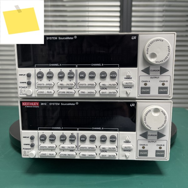Keithley 2612 듀얼 채널 시스템 소스미터 ® SMU | 200W, 100fA100nV 정밀도로 I-V 및 나노전자 테스트 수행 제품 이미지