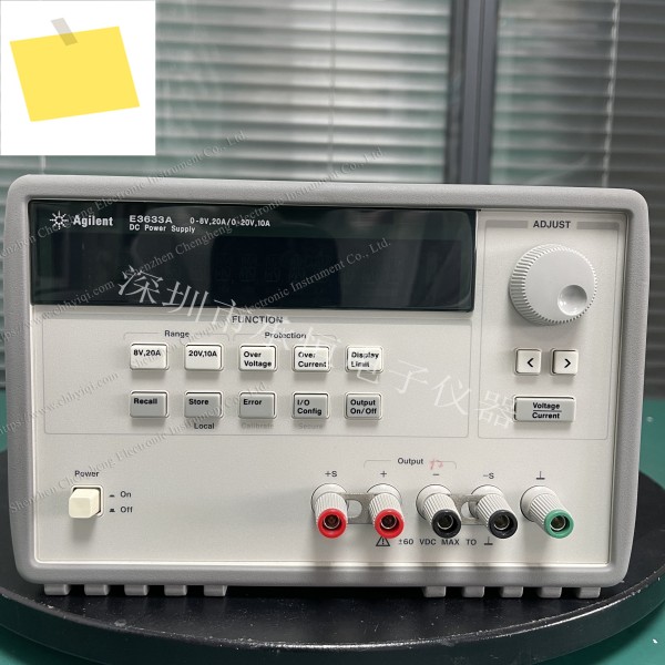 Agilent E3633A 트리플 출력 DC 전원 공급 장치 | 0-25V0-1A, 실험실 및 테스트 벤치용 GPIB 프로그래밍 가능, 완료 제품 이미지