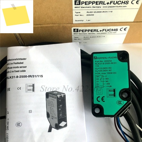 RLK31-8-2500-IR31115 205234 신품 PEPPERL FUCHS 광전 스위치 센서 제품 이미지