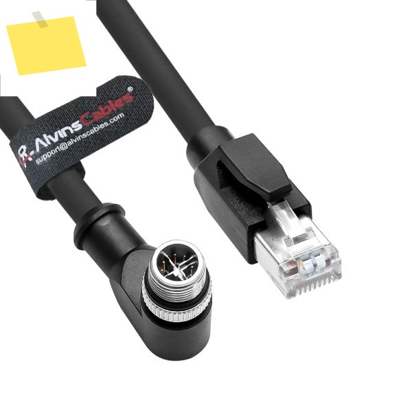 Alvin의 케이블 M12 X-Code 8핀 남성 - Cognex Keyence 카메라용 RJ45 이더넷 32.8ft10m용 고유연성 Cat6a 제품 이미지