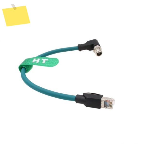 이더넷 M12 8핀 X-코드형 Rj45 Cat-7e 고속 케이블 코그넥스 센서 새 제품 Spot Plc 제품 이미지