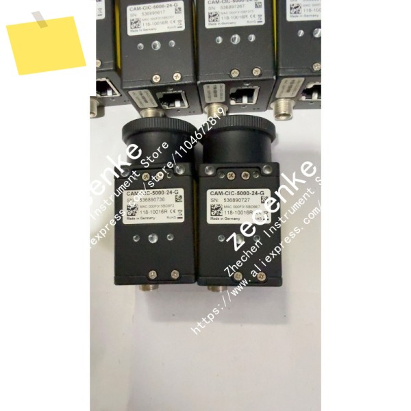 1PC 중고 코그넥스 CAM-CIC-5000-24-G 5MP 글로벌 셔터 흑백 GigE 산업용 카메라 C-마운트 24fps 제품 이미지
