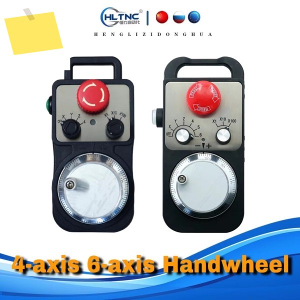 CNC 수동 펄스 발생기, FAGOR GSK 지멘스, MITSUBISHI FANUC 시스템용, MPG 펜던트 핸드휠 5V, 4 축, 6 제품 이미지